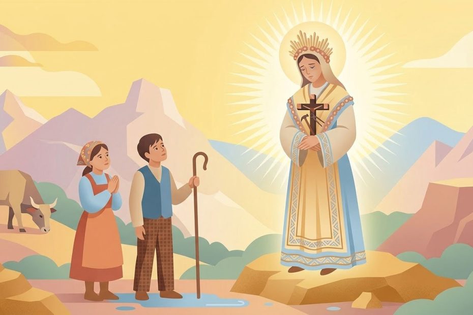 La Salette - Illustration prière catholique
